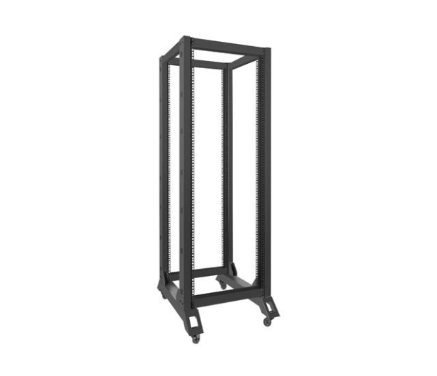 LANBERG Stojąca 19" 32U 600x800mm Open Rack (czarna) OR01-6832-B - 455671 - zdjęcie 3